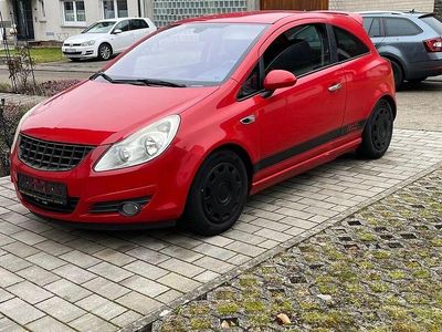Gebraucht Opel Corsa Edition 90 PS (66 kW) 2009 Rot Limousine