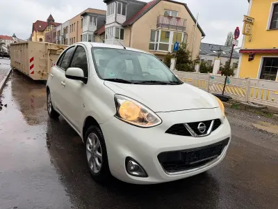 Gebraucht Nissan Micra 80 PS (58 kW) 2016 Weiß Kleinwagen