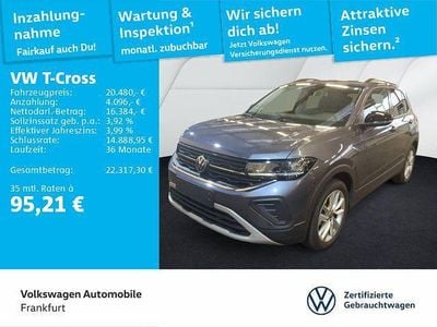 Grau Gebraucht 2025 VW T-Cross Goal SUV | 20.480 € (Guter Preis)