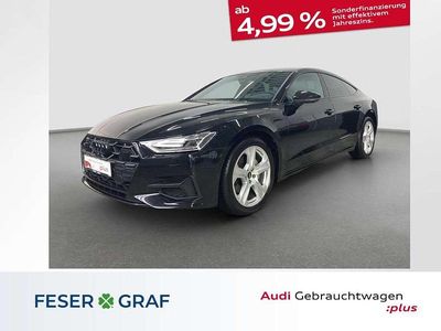 Mythosschwarz metallic Gebraucht 2025 Audi A7 Ambiente Limousine | 56.980 € (Guter Preis)
