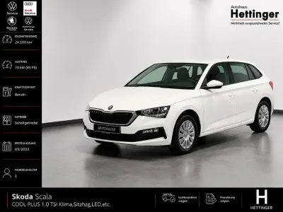 Używany Skoda Scala Cool Plus 95 KM (69 kW) 2023 Biały Hatchback
