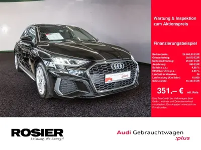 Gebraucht Audi A3 S-Line 150 PS (110 kW) 2023 Schwarz / mythosschwarz (metallic) Limousine