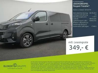 Neu Peugeot Traveller Active 179 PS (131 kW) 2026 Titaniumgrau Van / Kleinbus