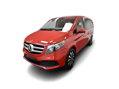Używany Mercedes V220 2021 Czerwony Minivan
