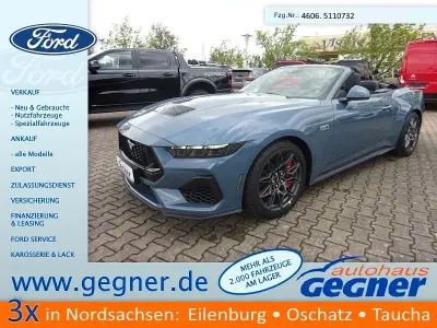 Neu Ford Mustang GT Convertible 446 PS (328 kW) 2026 Vapor blue metallic Cabrio