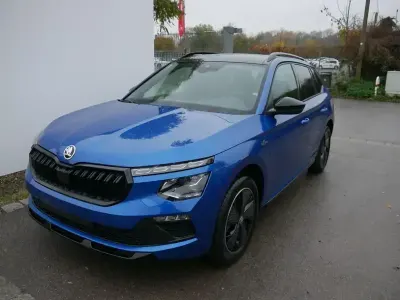 Nowe Skoda Kamiq Monte Carlo 150 KM (110 kW) 2025 Niebieski SUV