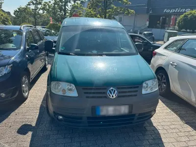 Gebraucht VW Caddy 105 PS (77 kW) 2005 Grün Van / Kleinbus