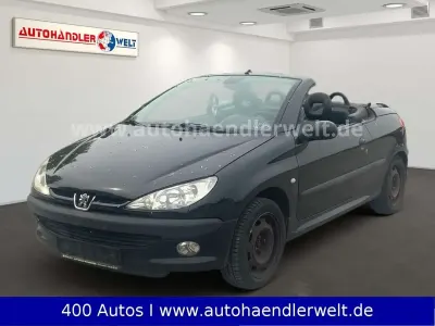 Gebraucht Peugeot 206 CC Filou 109 PS (80 kW) 2002 Schwarz Cabrio