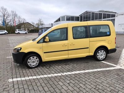 Gebraucht VW Caddy Maxi 101 PS (74 kW) 2011 Gelb Van / Kleinbus