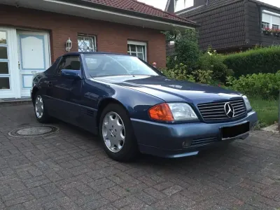 Gebraucht Mercedes SL320 231 PS (169 kW) 1993 Blau Cabrio