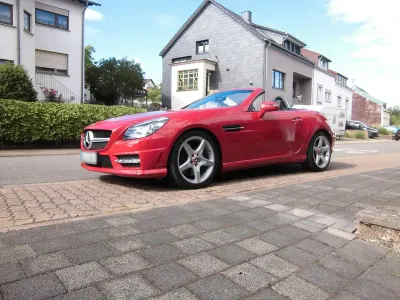 Gebraucht Mercedes SLK250 AMG line 204 PS (150 kW) 2012 Rot Cabrio