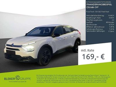 Gebraucht Citroën C4 Feel 131 PS (96 kW) 2023 Weiß Limousine