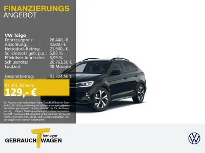 Neu VW Taigo Style 116 PS (85 kW) 2026 Schwarz SUV
