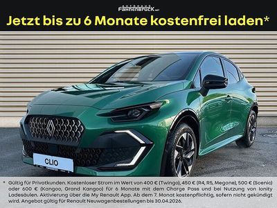 Neu Renault Clio V Techno 114 PS (83 kW) 2026 Grün Limousine