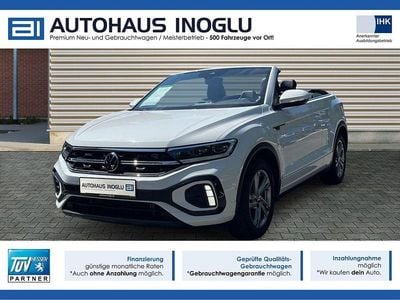 Gebraucht VW T-Roc Cabriolet R-line 150 PS (110 kW) 2023 Weiß pure white Cabrio