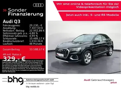 Gebraucht Audi Q3 Advanced Plus 150 PS (110 kW) 2022 Schwarz SUV
