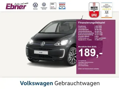 Gebraucht VW e-up! Style 61 kW (83 PS) 2022 Schwarz Kleinwagen