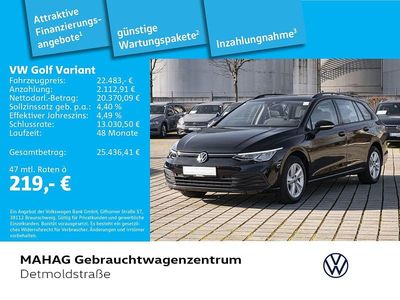 Gebraucht VW Golf VIII Life 116 PS (85 kW) 2022 Schwarz Kombi