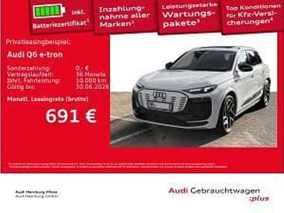 Gebraucht Audi Q6 e-tron S-Line 225 kW (306 PS) 2025 Weiß (gletscherweiß metallic) SUV