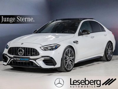 Neu Mercedes C63 S E Performance AMG 476 PS (350 kW) 2025 Manufaktur opalithweiß bright Limousine