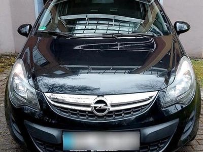 Gebraucht Opel Corsa S 69 PS (50 kW) 2013 Schwarz Kleinwagen