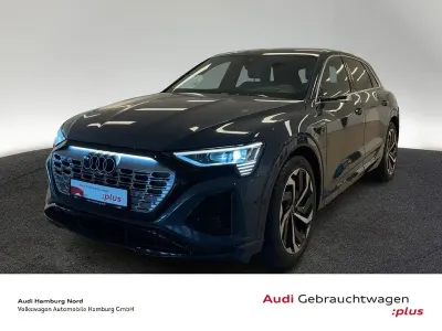 Gebraucht Audi Q8 e-tron S-Line 300 kW (408 PS) 2023 Plasmablau metallic SUV
