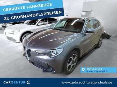 gebraucht Alfa Romeo Stelvio 2.2 JTDM Super Q4 AHK S-Dach H-K ACC