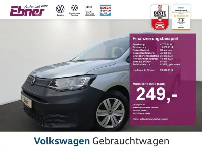 Gebraucht VW Caddy Basis 102 PS (75 kW) 2021 Reflexsilber metallic Van / Kleinbus