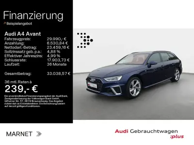 Używany Audi A4 S-Line 150 KM (110 kW) 2023 Niebieski Kombi