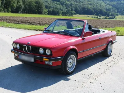 Gebraucht BMW 320 Cabriolet 129 PS (94 kW) 1988 Rot Cabrio
