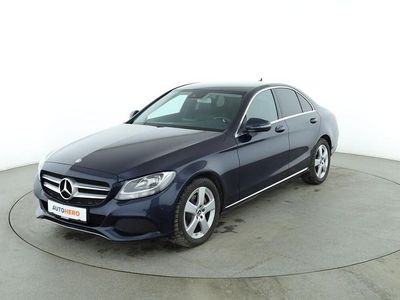 Gebraucht Mercedes C220 Avantgarde 170 PS (125 kW) 2017 Blau Limousine
