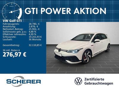 Gebraucht VW Golf VIII GTI 301 PS (221 kW) 2022 Pure white Limousine