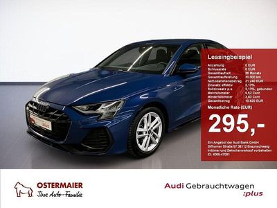 Second-hand Audi A3 S-Line 116 CP (85 kW) 2025 Albastru Berlinǎ