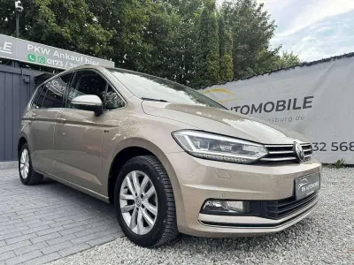 Gebraucht VW Touran Highline 150 PS (110 kW) 2016 Beige Van / Kleinbus