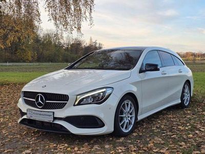 Gebraucht Mercedes CLA220 Shooting Brake AMG 184 PS (135 kW) 2017 Calcitweiss/zirrusweiss (metallic) Kombi