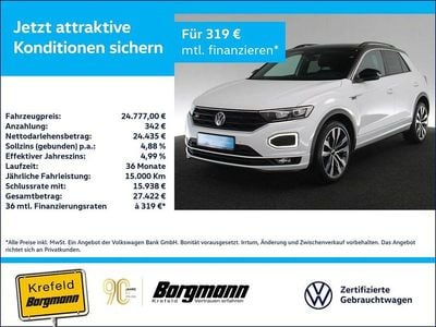 Gebraucht VW T-Roc Sport 150 PS (110 kW) 2021 Weiss / pure white SUV