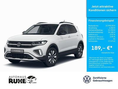 Gebraucht VW T-Cross Life 116 PS (85 kW) 2024 Weiß SUV