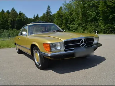 Używany Mercedes SLC450 224 KM (164 kW) 1973 Złoty Coupe