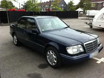 Brugt Mercedes E420 279 HK (205 kW) 1994 Blå Sedan