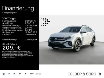 Brugt VW Taigo R-line 150 HK (110 kW) 2025 Hvid SUV