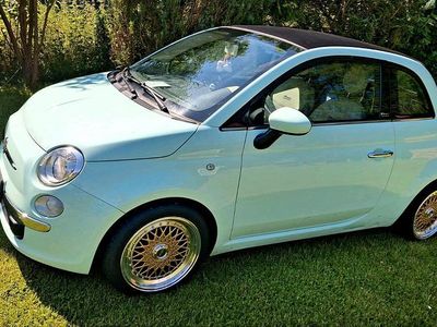Second-hand Fiat 500C 69 CP (50 kW) 2009 Verde Cabrio