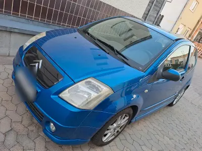 Gebraucht Citroën C2 73 PS (53 kW) 2008 Blau Kleinwagen