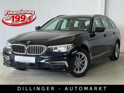Begagnad BMW 520 Luxury Line 190 HK (139 kW) 2019 Svart Sedan