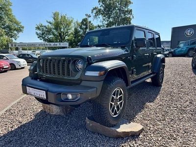 Gebraucht Jeep Wrangler Unlimited Rubicon 272 PS (200 kW) 2024 Blau SUV