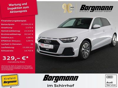 Gebraucht Audi A1 Sportback Advanced 95 PS (69 kW) 2025 Weiss / gletscherweiss Kleinwagen