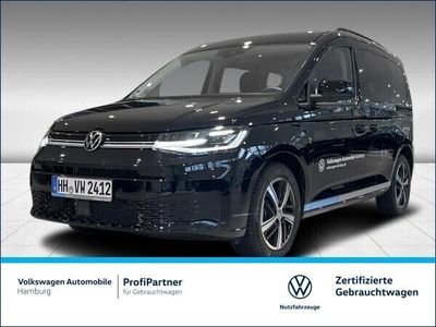 Gebraucht VW Caddy Life 122 PS (89 kW) 2024 Schwarz (deep black perleffekt) Van / Kleinbus