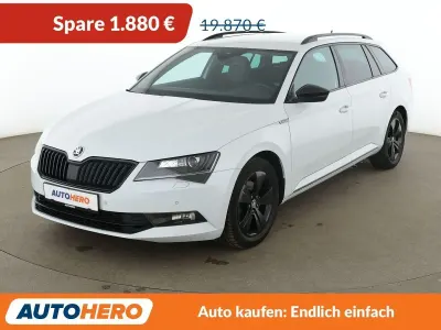 Używany Skoda Superb SportLine 190 KM (139 kW) 2017 Biały Kombi