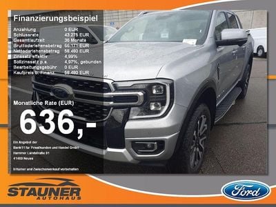 Neu Ford Ranger Platinum 241 PS (177 kW) 2026 Iconicsilber Pickup