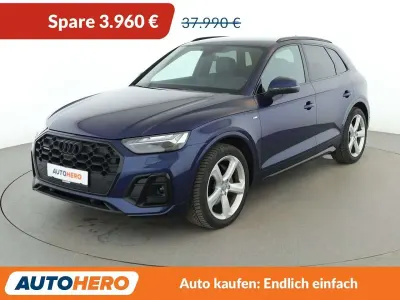 Gebraucht Audi Q5 S-Line 204 PS (150 kW) 2022 Navarrablau SUV