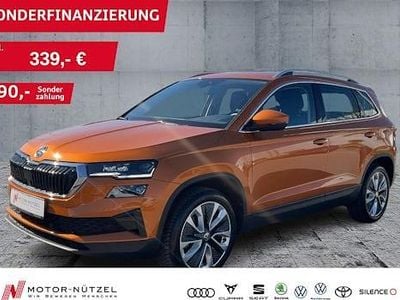 Gebraucht Skoda Karoq Style 150 PS (110 kW) 2023 Orange SUV
